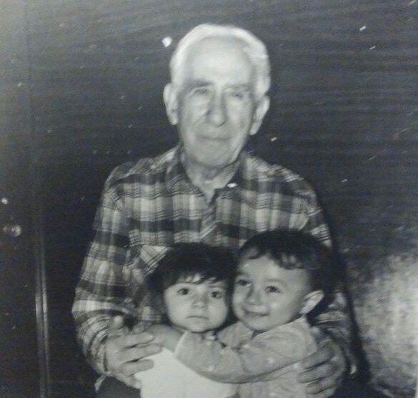 David Beider with two young children