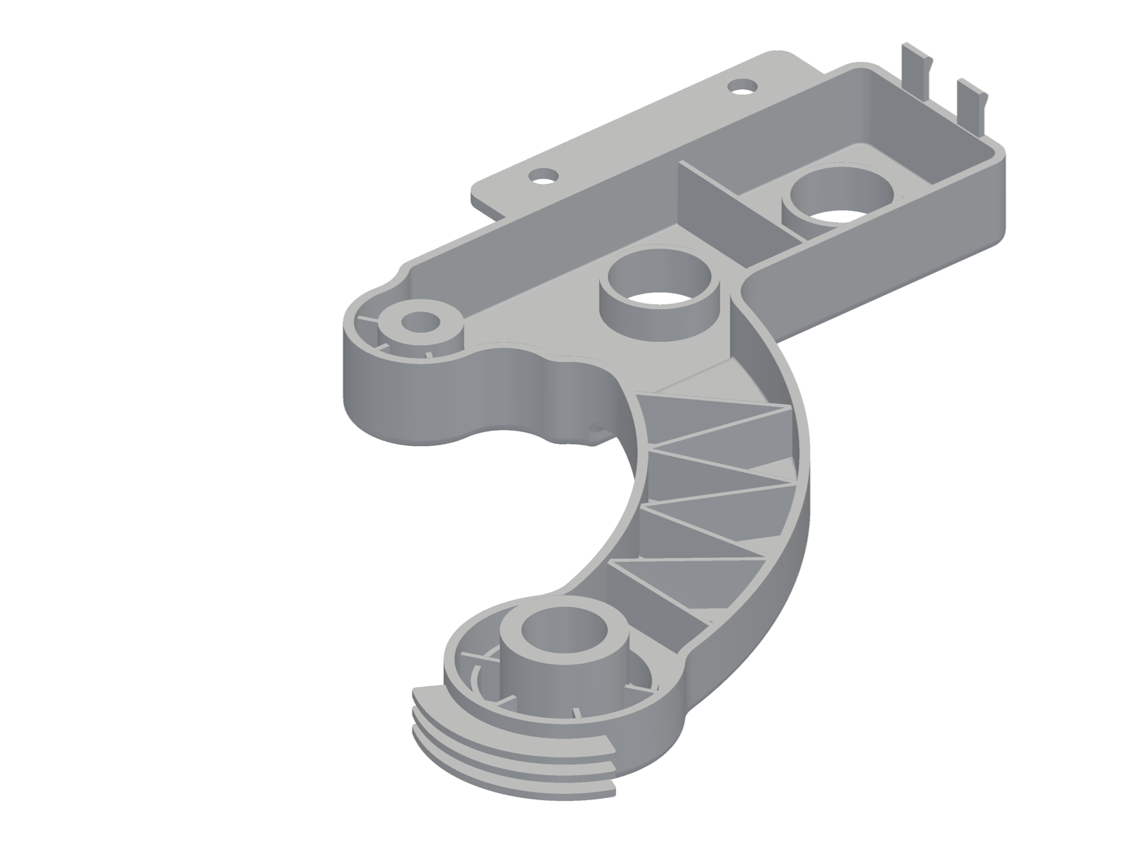 Pedal bracket, CAD solid